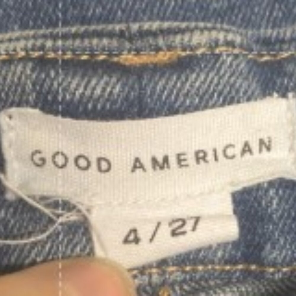 Good American Good Legs Cigarette Jeans Size 4/27